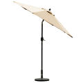 Pole en aluminium léger portable promotionnel 7,5 &#39;parapluie de patio pour extérieur